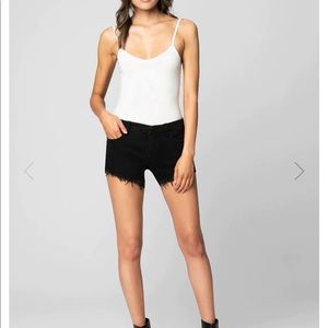 BLANK NYC black denim jean shorts